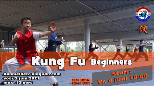 Kung Fu lessons train outdoor again!!! (Kralingse Zoom) - Beginners groups start June 4!